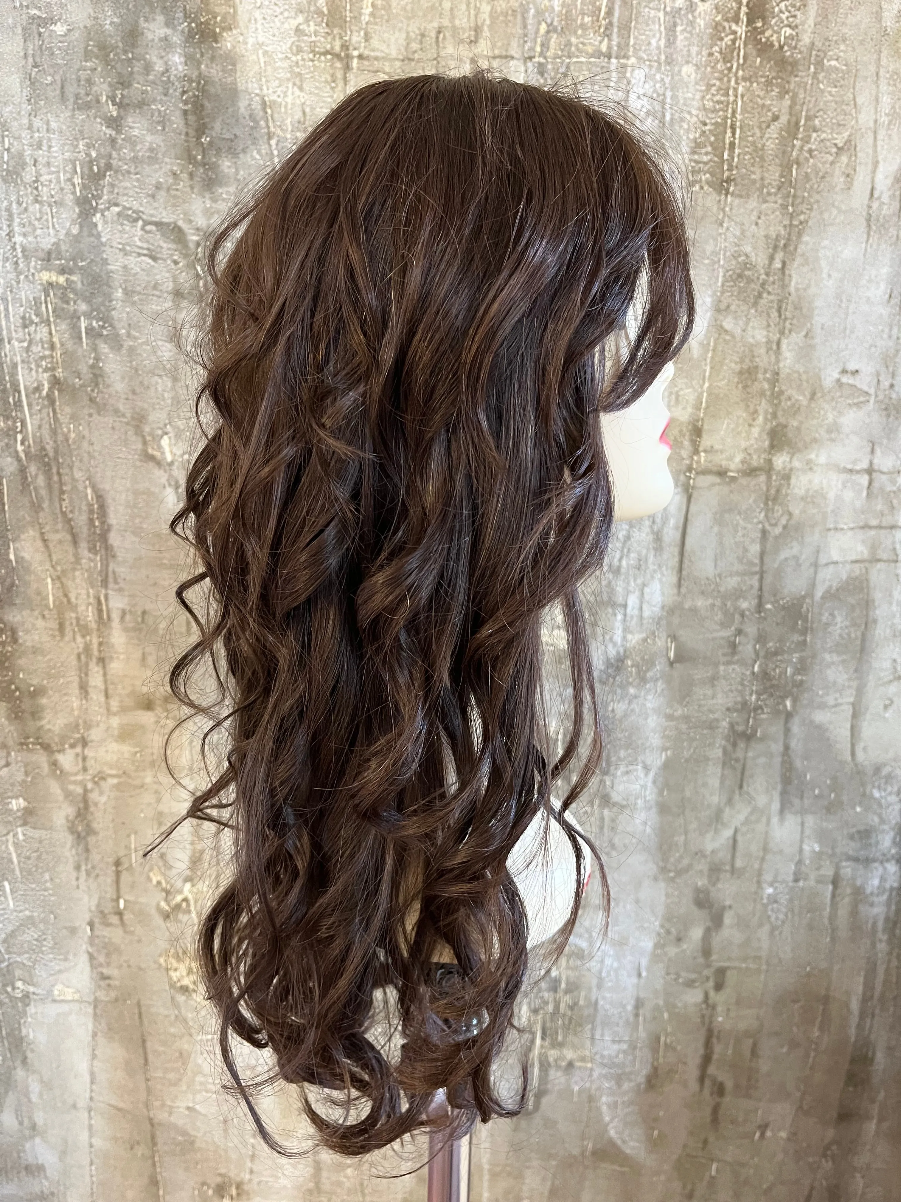100% EUROPEAN PROCESSED HUMAN HAIR 24" BROWN