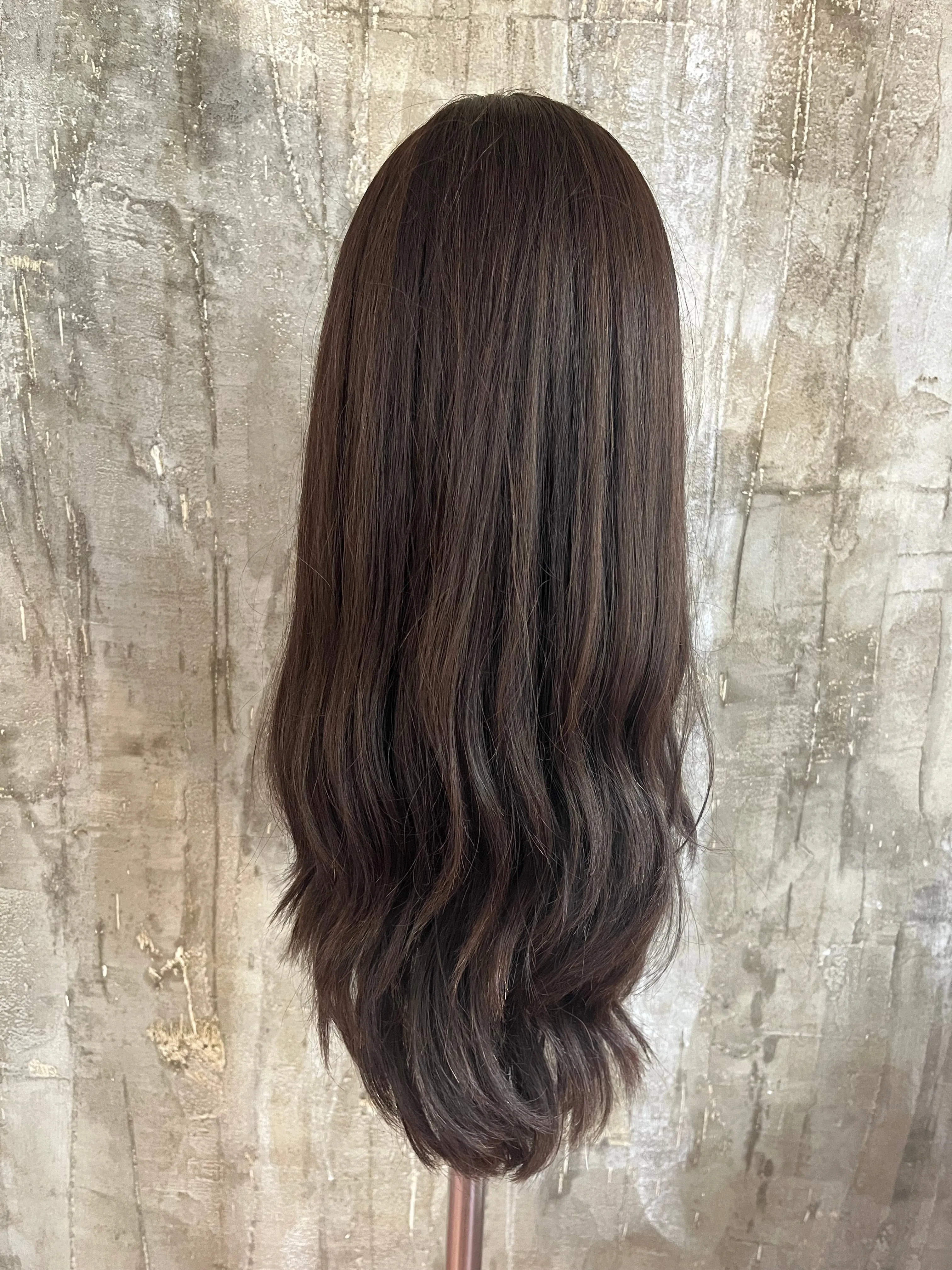 100% EUROPEAN PROCESSED HUMAN HAIR 26" BROWN