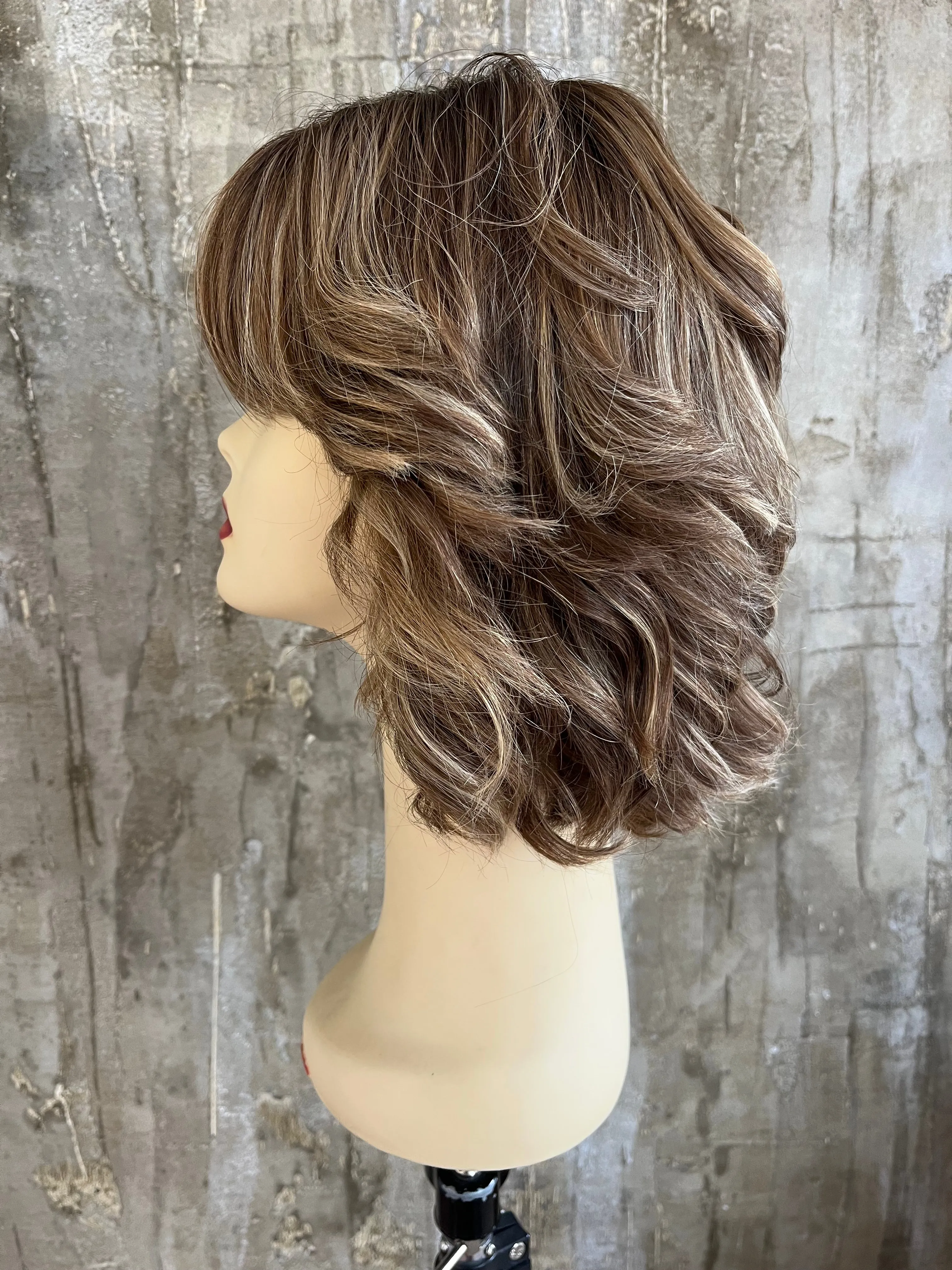 100% EUROPEAN VIRGIN HUMAN HAIR 14" DIRTY BLOND WITH BLOND HIGHLIGHTS