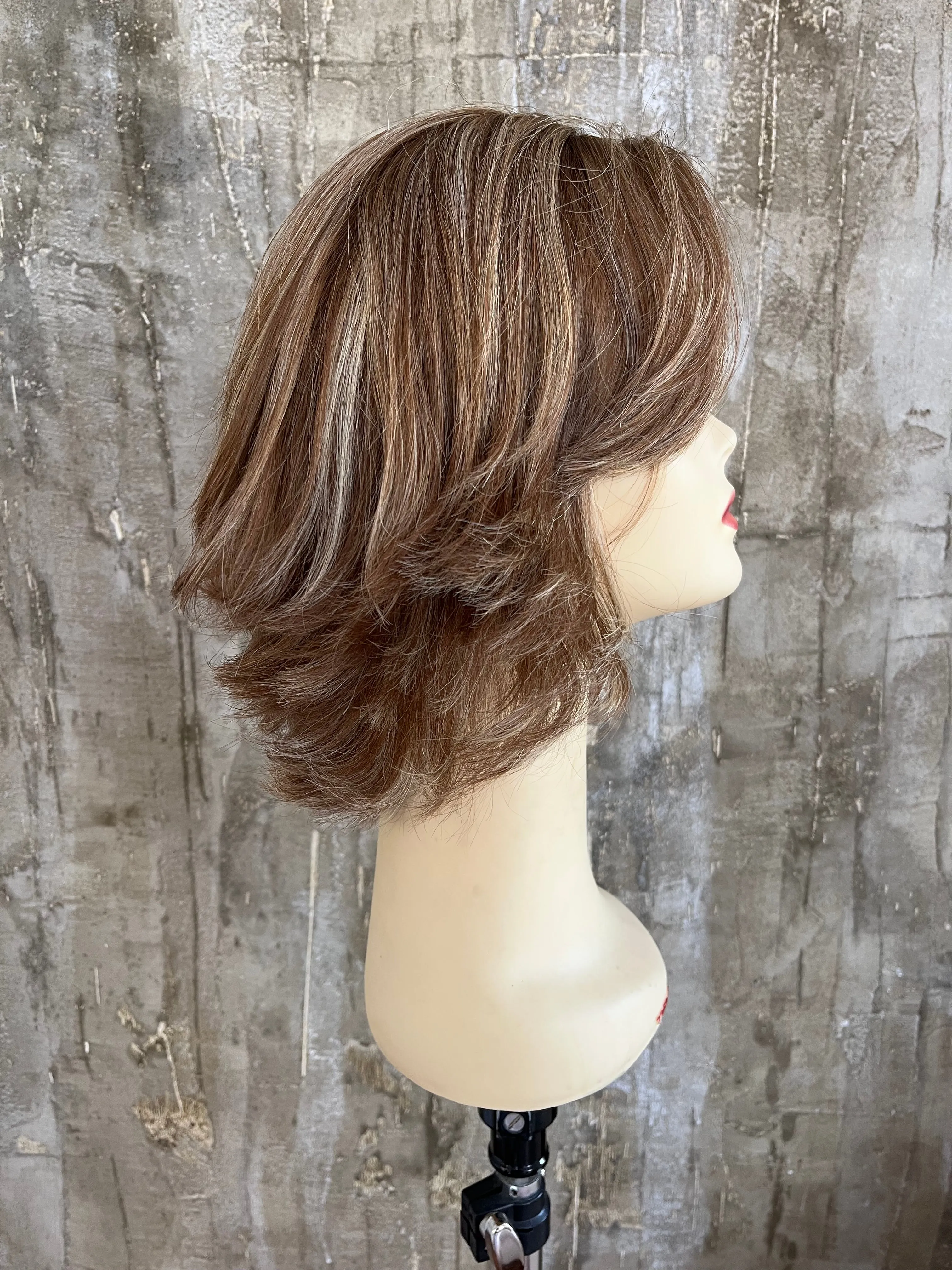 100% EUROPEAN VIRGIN HUMAN HAIR 15" BLOND WITH HIGHLIGHTS
