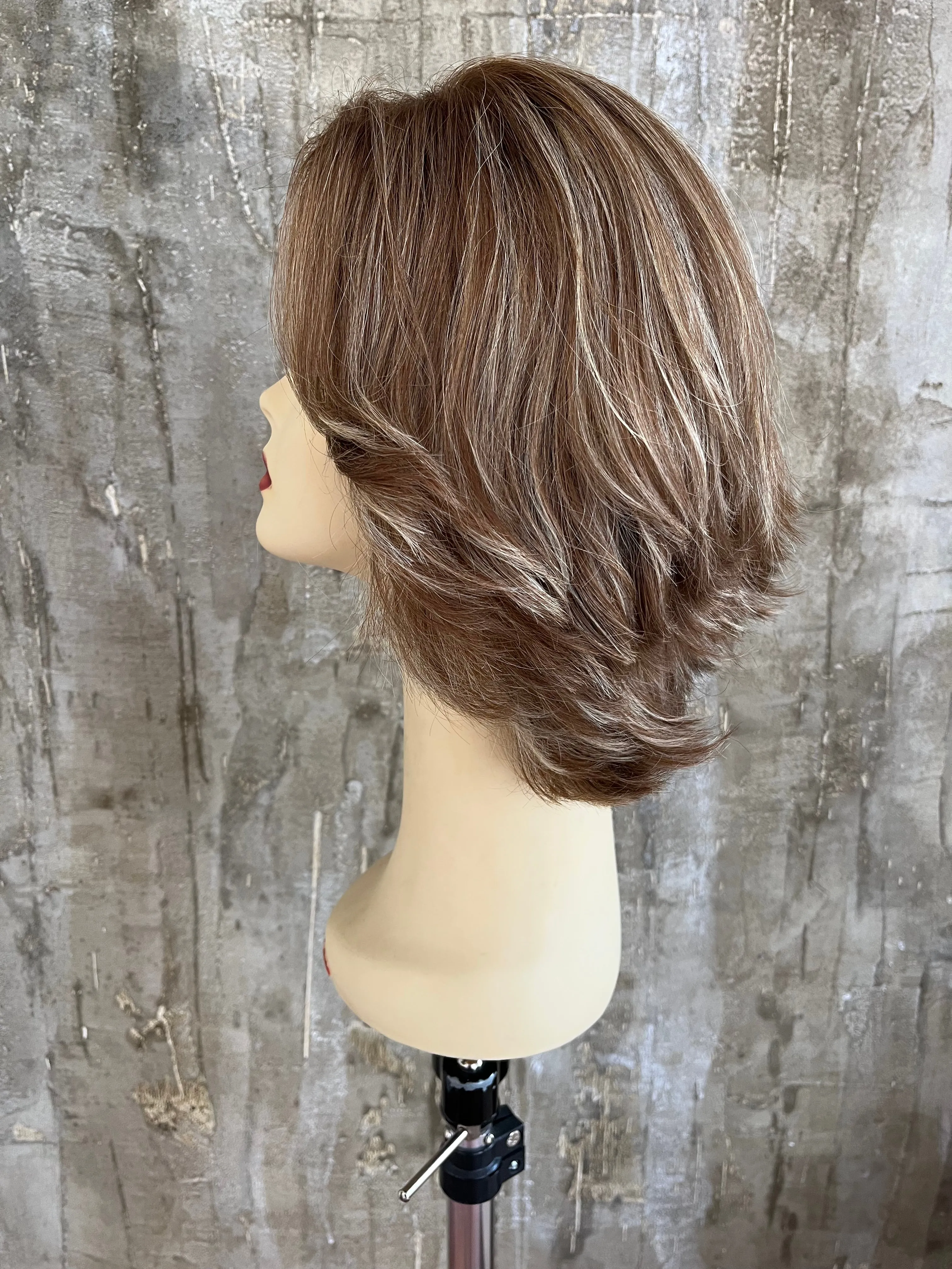 100% EUROPEAN VIRGIN HUMAN HAIR 15" BLOND WITH HIGHLIGHTS