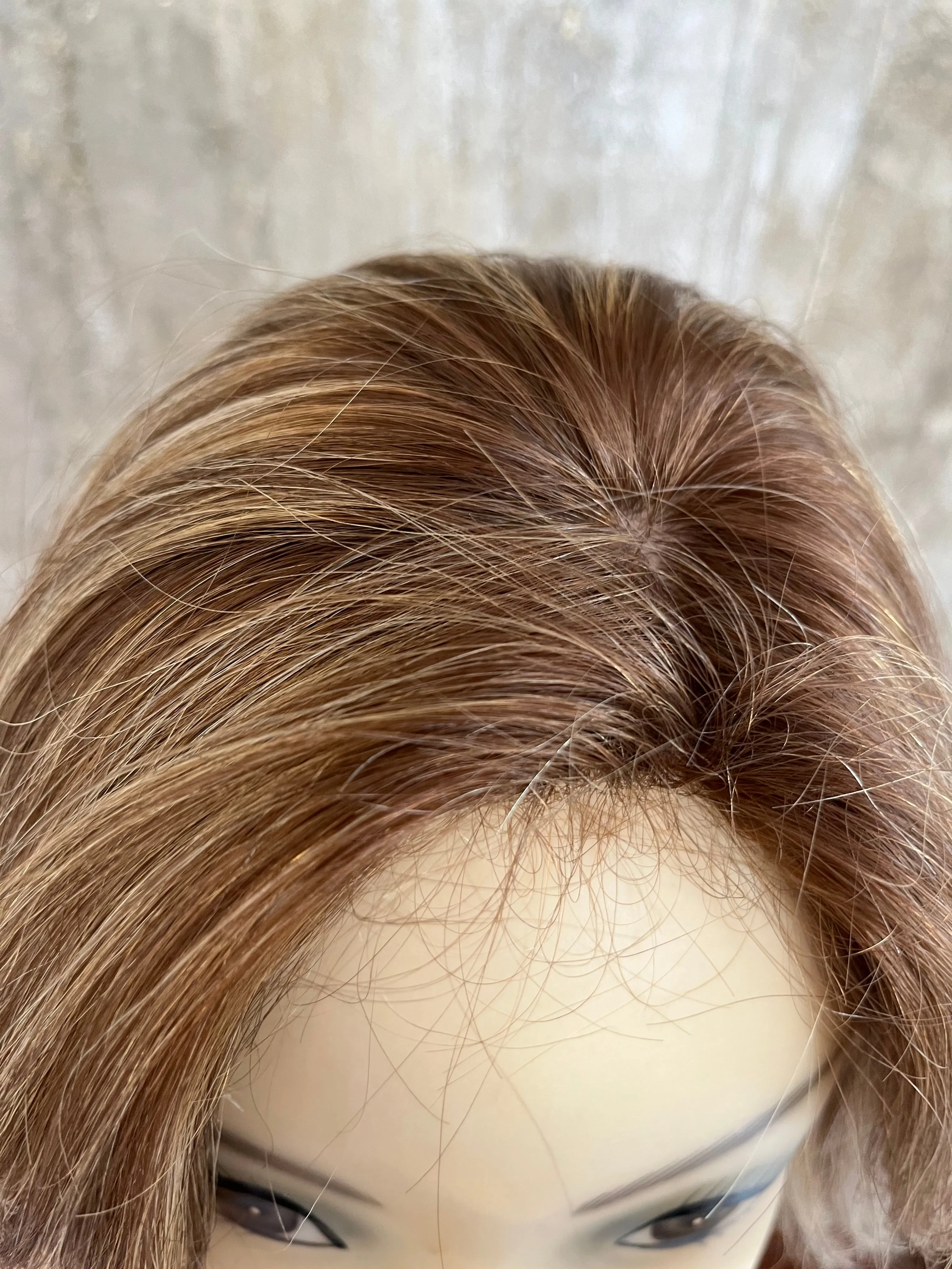 100% EUROPEAN VIRGIN HUMAN HAIR 15" BLOND WITH HIGHLIGHTS