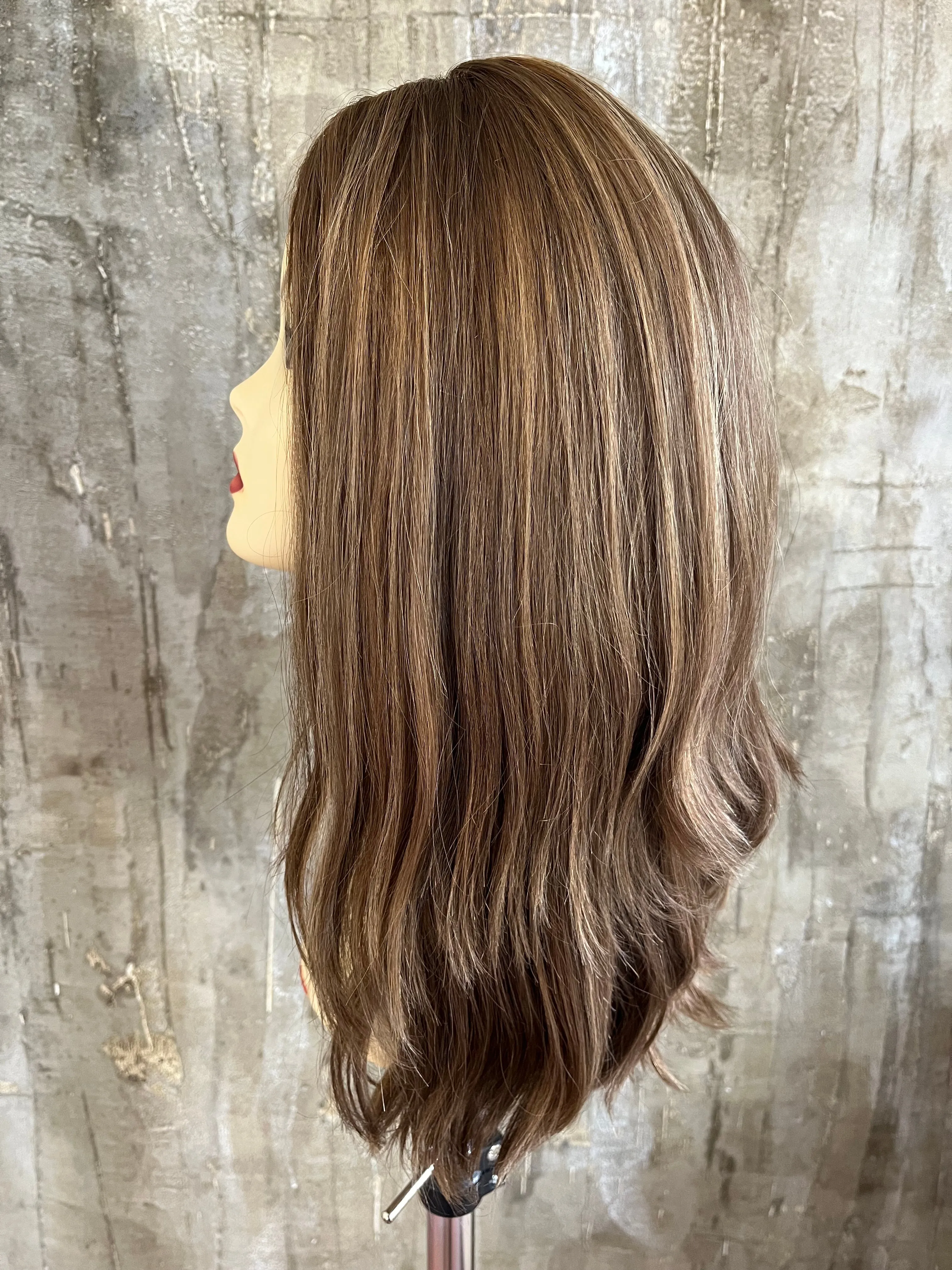 100% EUROPEAN VIRGIN HUMAN HAIR 20.5" ASHY DIRTY BLOND