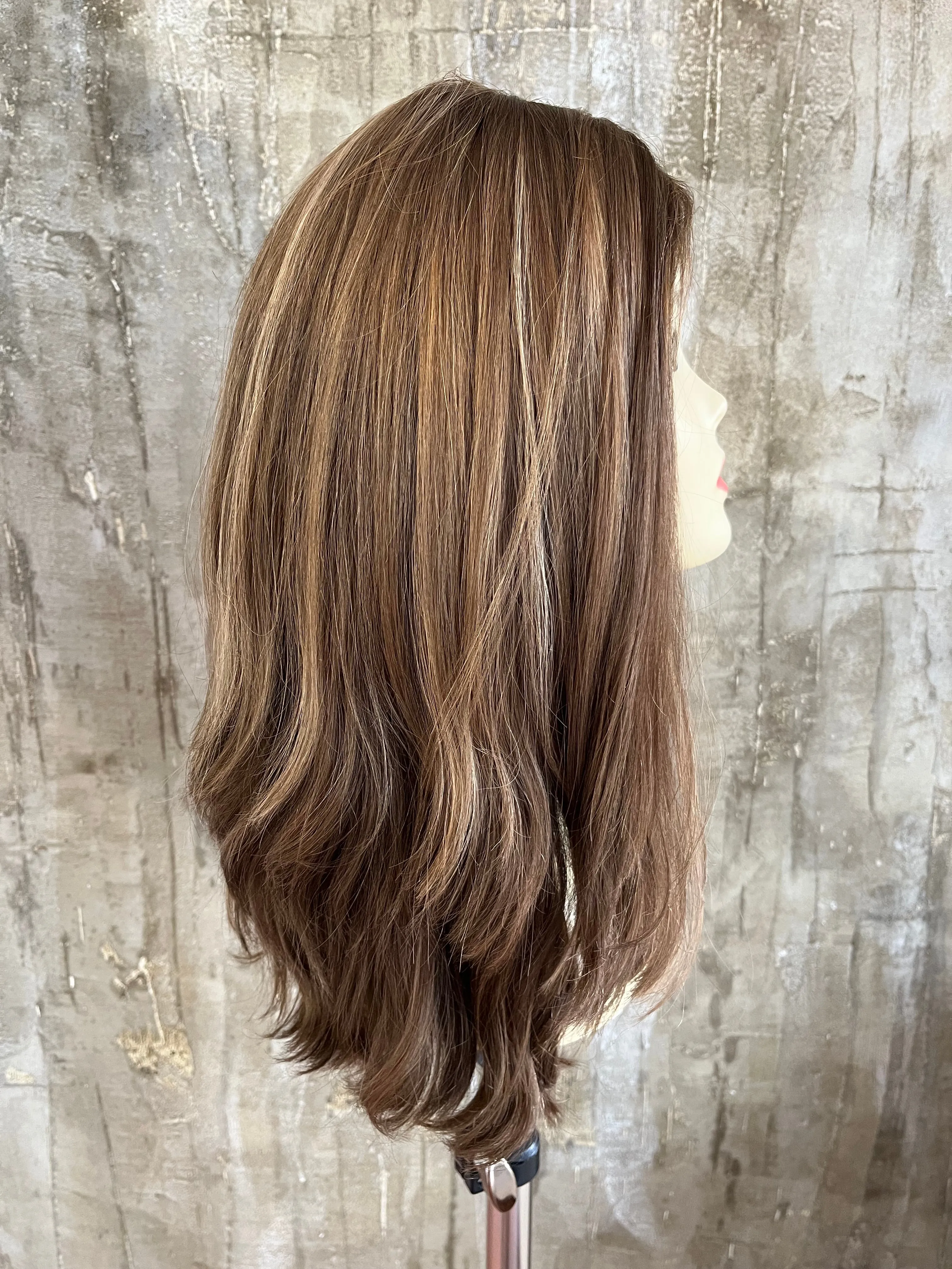 100% EUROPEAN VIRGIN HUMAN HAIR 20.5" ASHY DIRTY BLOND