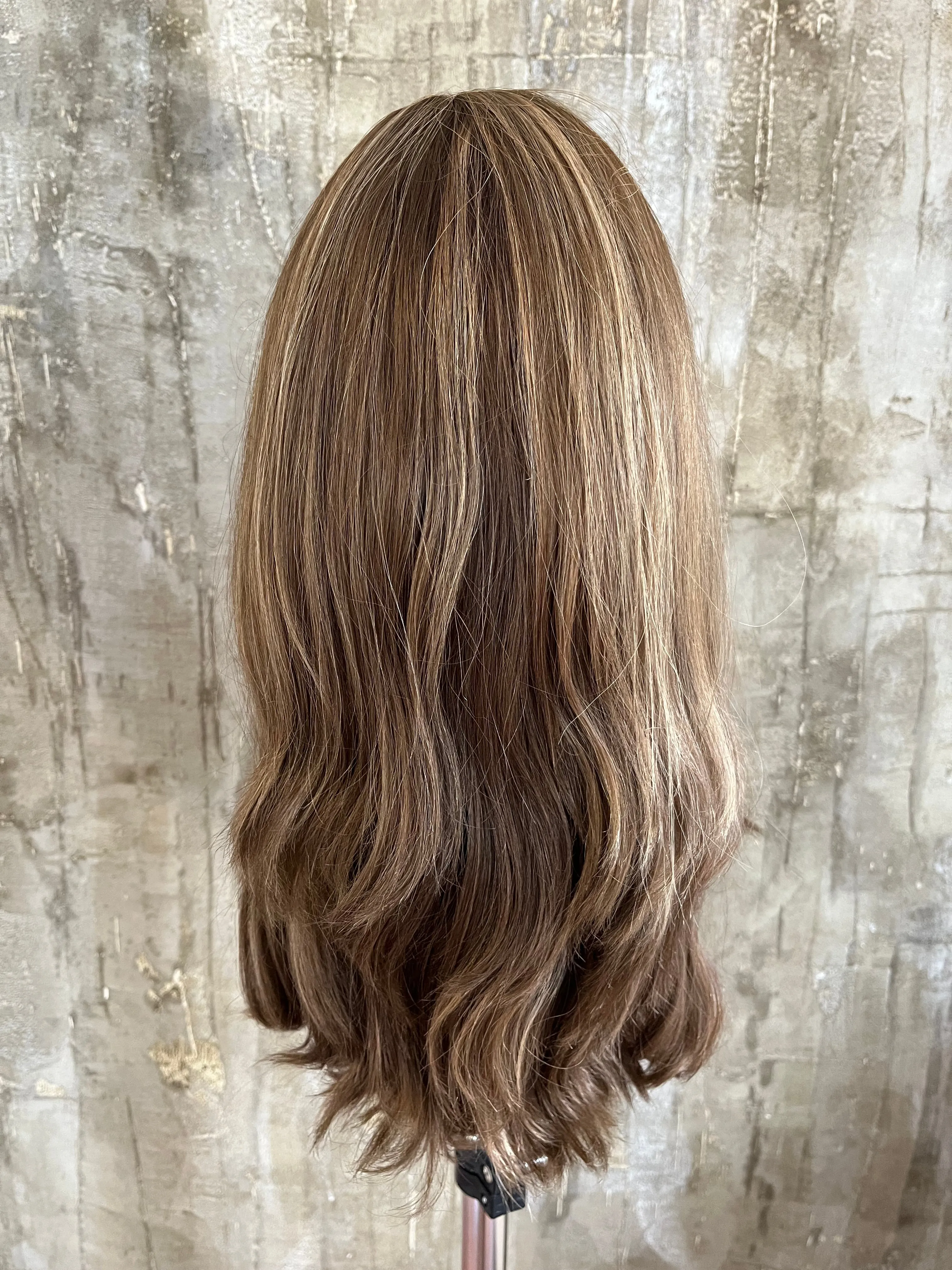 100% EUROPEAN VIRGIN HUMAN HAIR 20.5" ASHY DIRTY BLOND