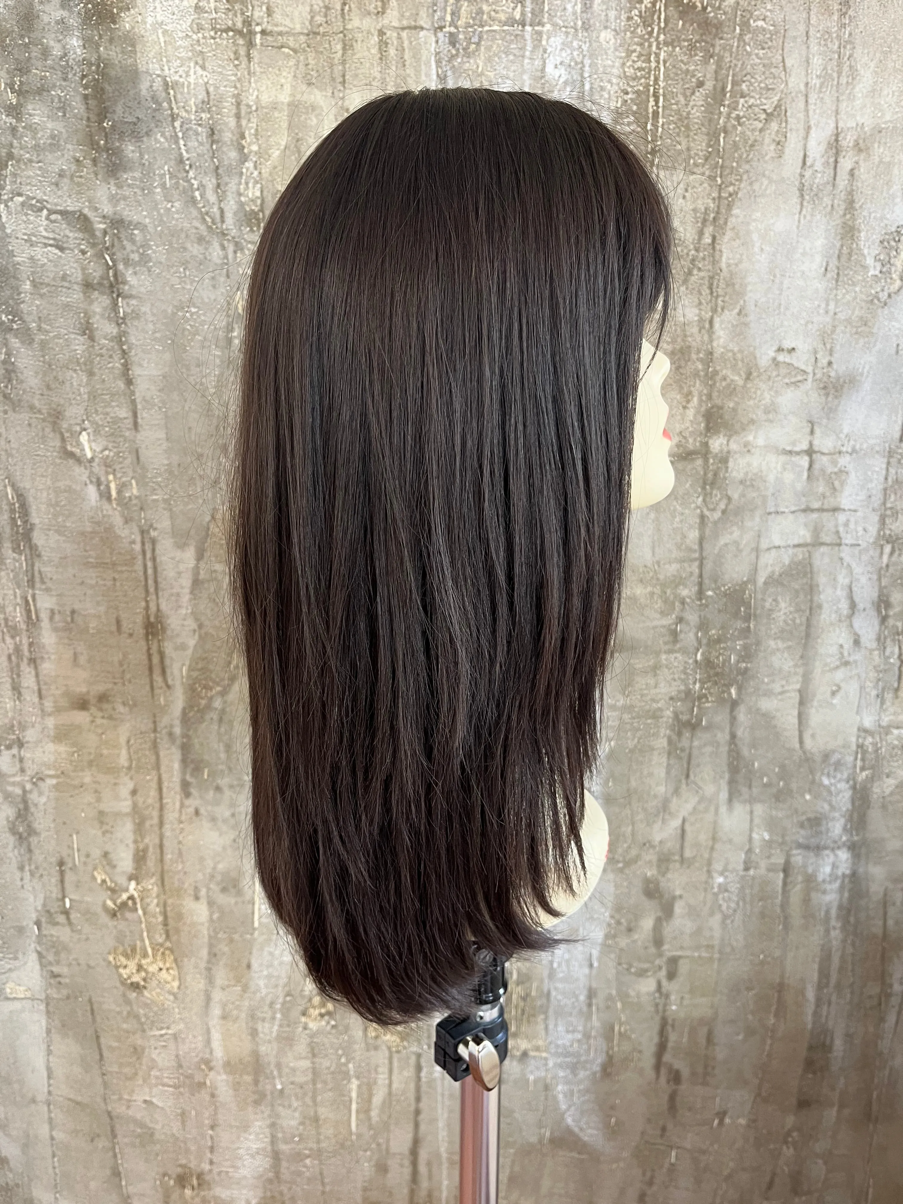 100% EUROPEAN VIRGIN HUMAN HAIR 21.5" BROWN