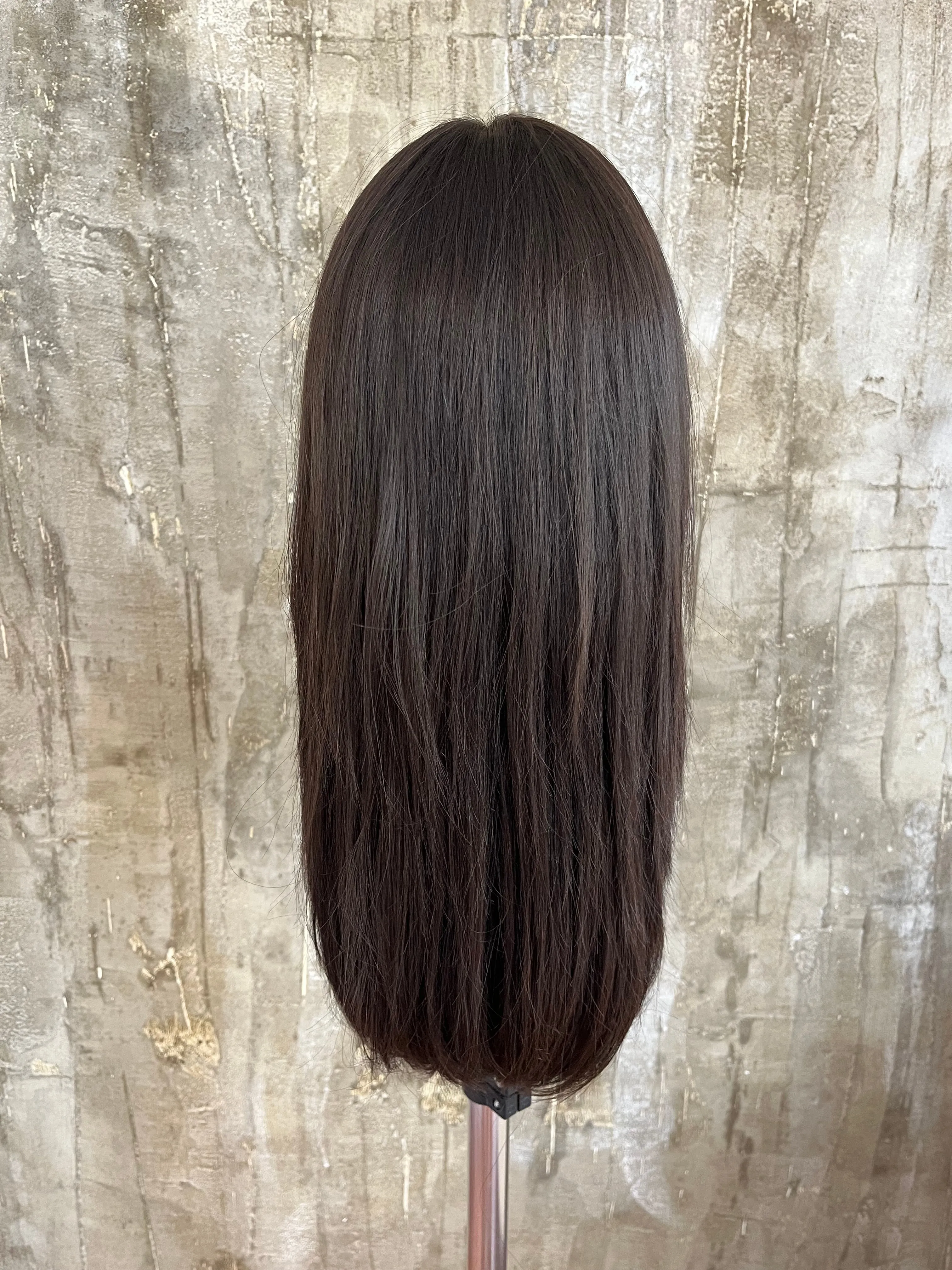 100% EUROPEAN VIRGIN HUMAN HAIR 21.5" BROWN