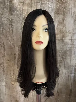 100% EUROPEAN VIRGIN HUMAN HAIR 25" DARKER BROWN