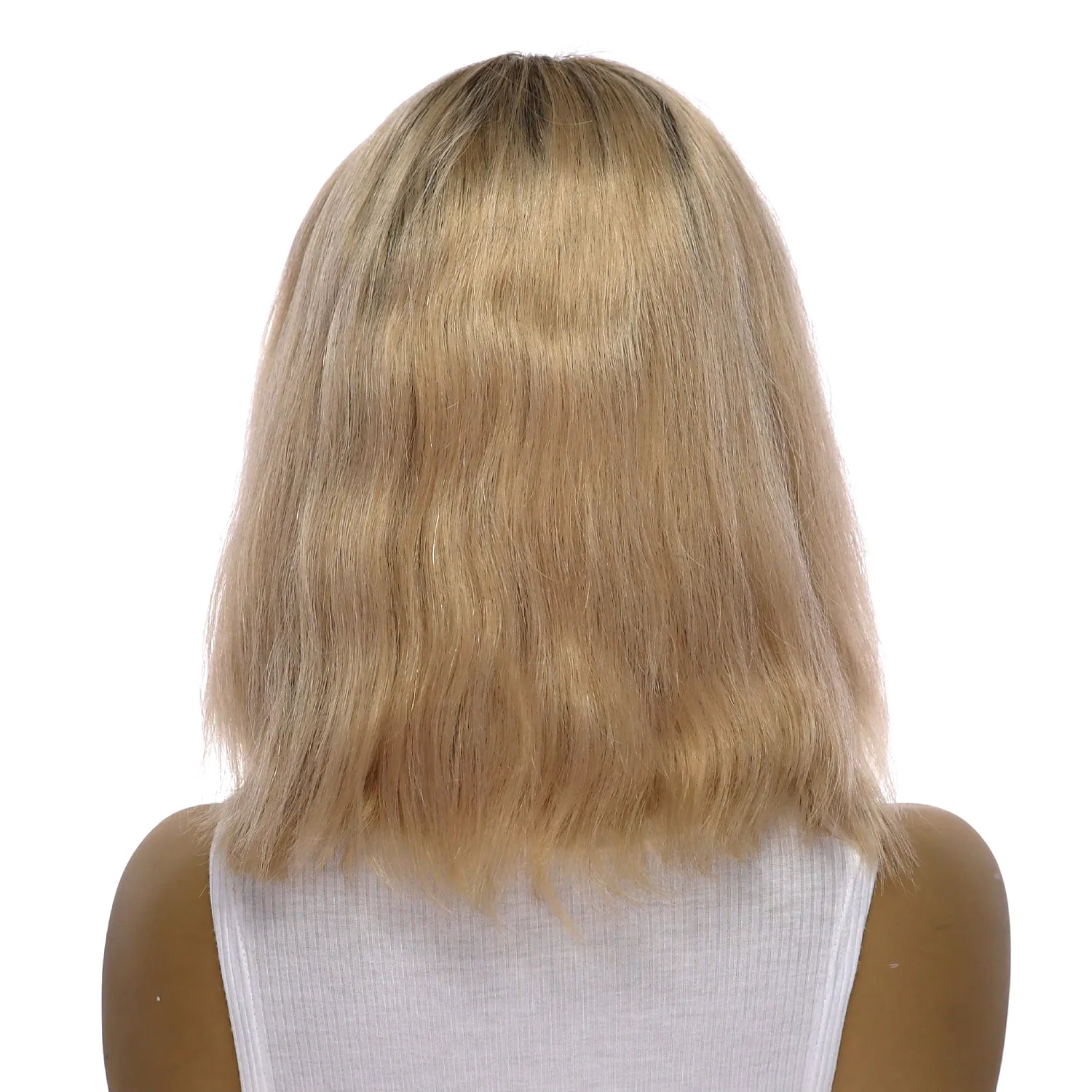 12" Divine Lace Top Wig Platinum Blonde Wavy