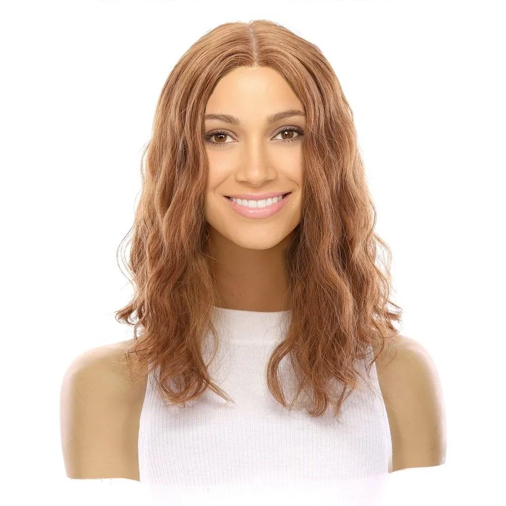 16" Divine Lace Top Wig Copper Wavy