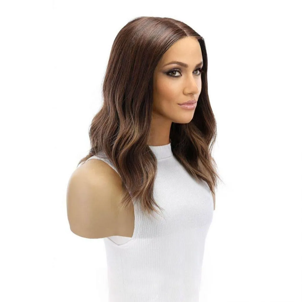 16" Divine Lace Top Wig Medium Brown Balayage