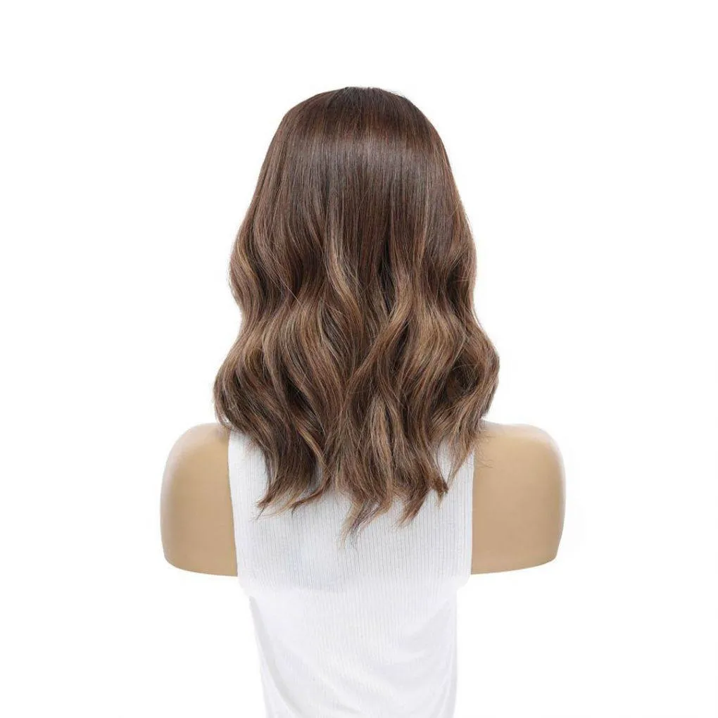 16" Divine Lace Top Wig Medium Brown Balayage
