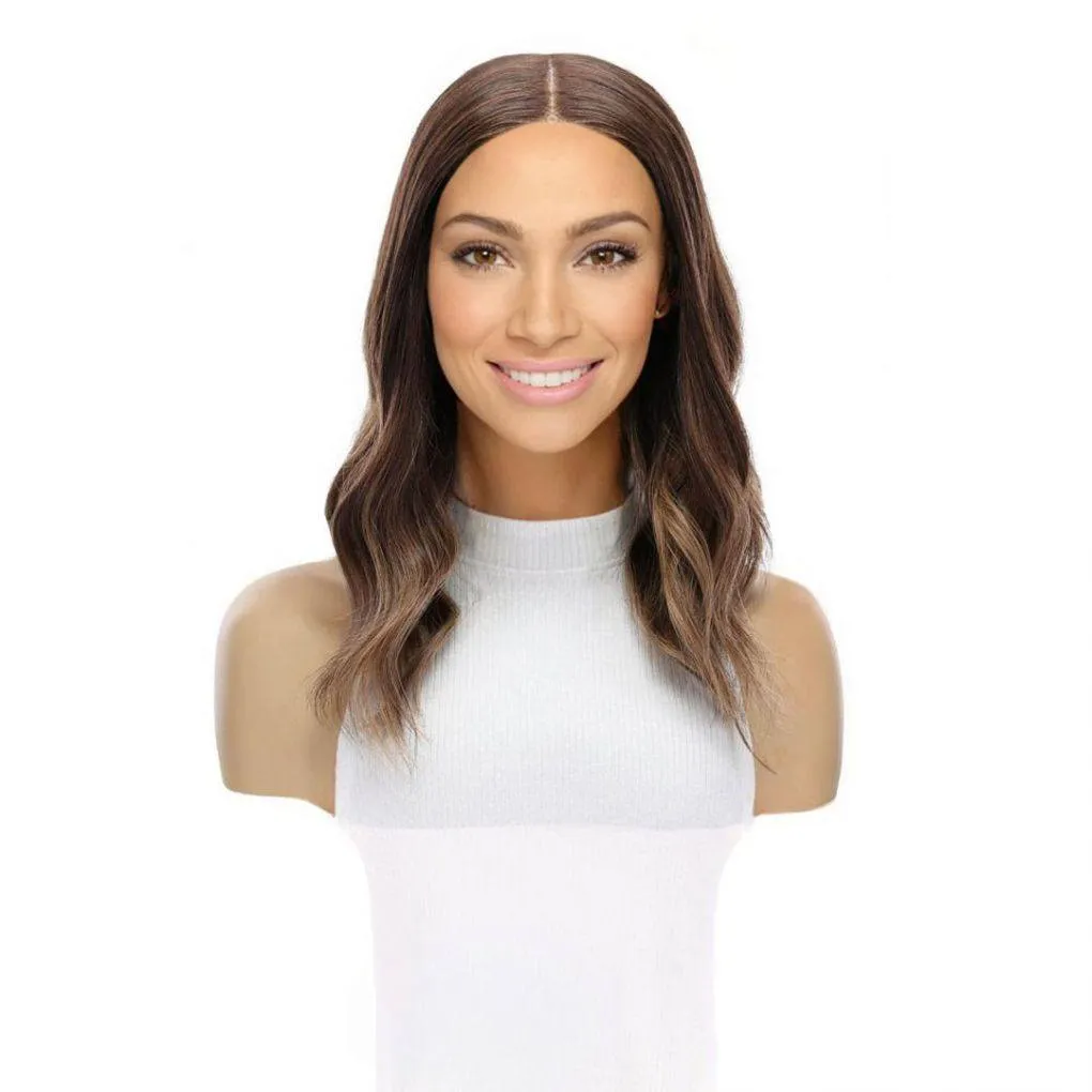 16" Divine Lace Top Wig Medium Brown Balayage