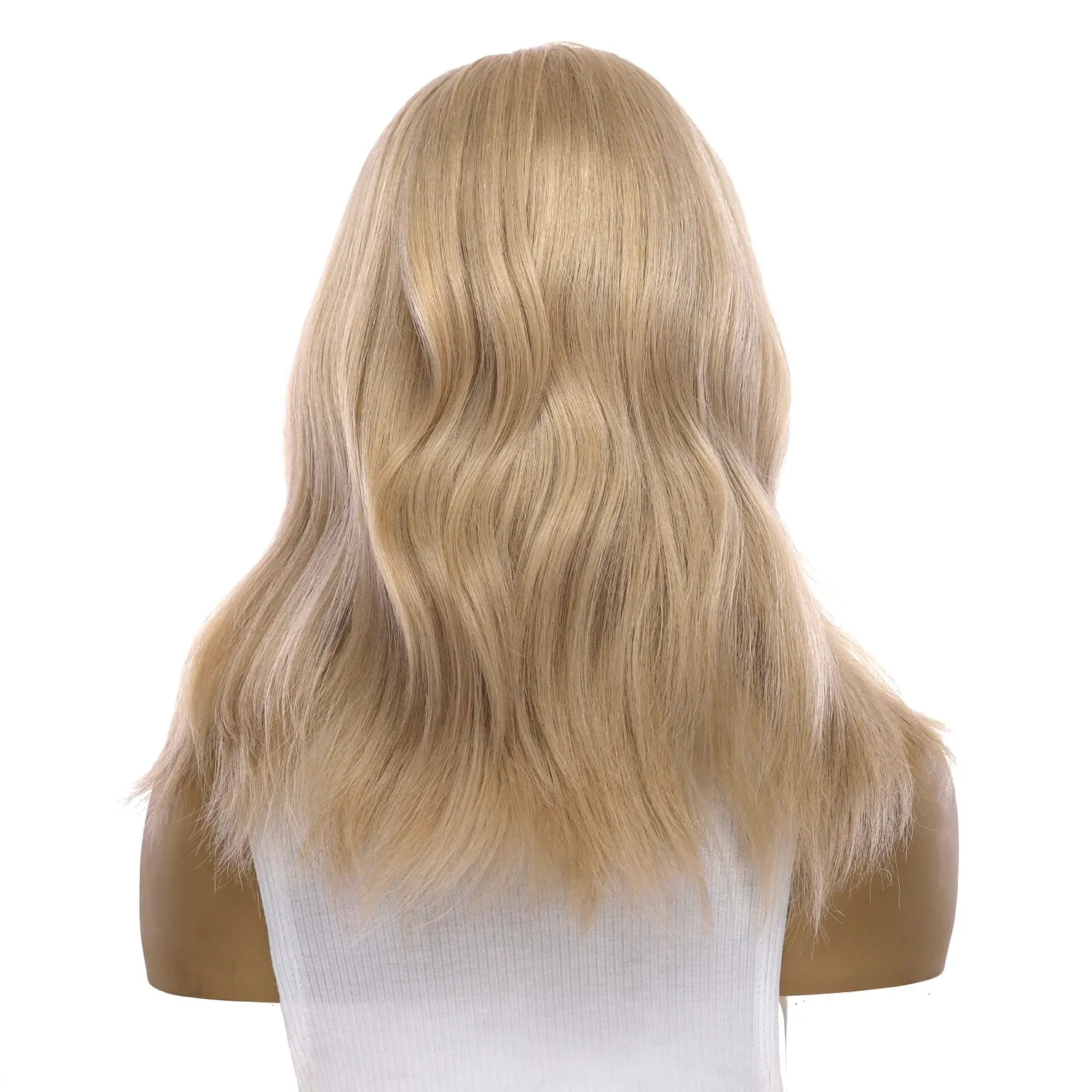 16" Divine Lace Top Wig Platinum Blonde w/ No Rooting