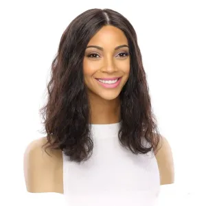 16" Princess Silk Top Wig Natural Black Wavy