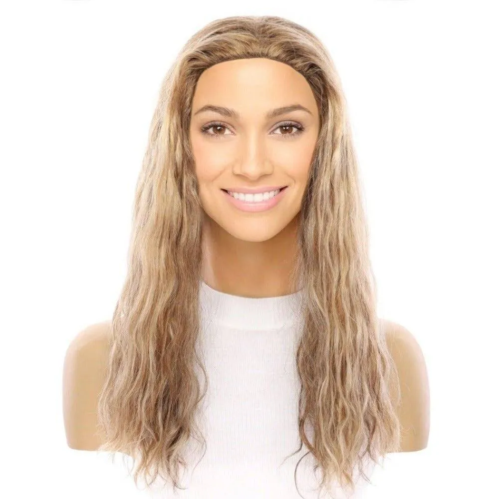 20" 3/4 Bandfall Wig Medium Blonde Wavy