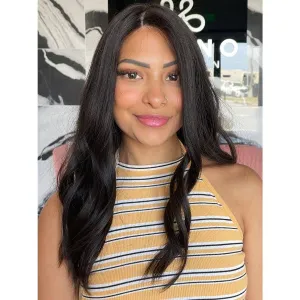 20" Princess Silk Top Wig Natural Black