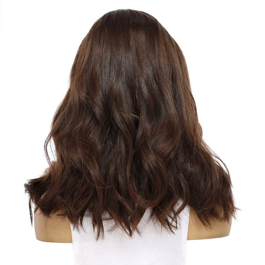 20" Secret Lace Top Wig #6 Neutral Medium Brown