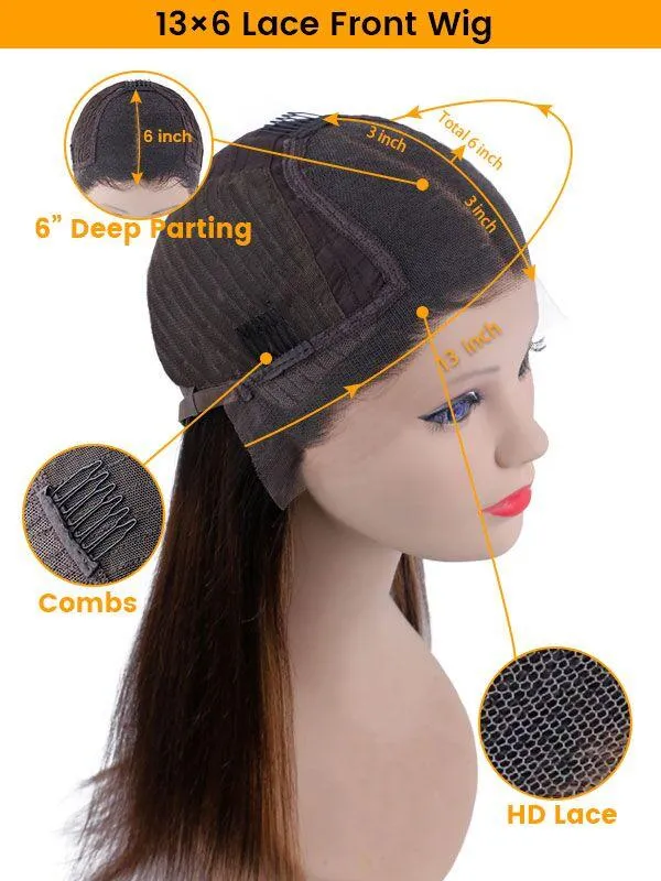 24hrs shipping Brazilian Virgin Hair Wigs Undetectable HD Lace Curly Style 13x6 Lace Front Wigs NCF173