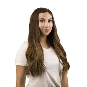 24" 3/4 Bandfall Wig Medium Brown Balayage