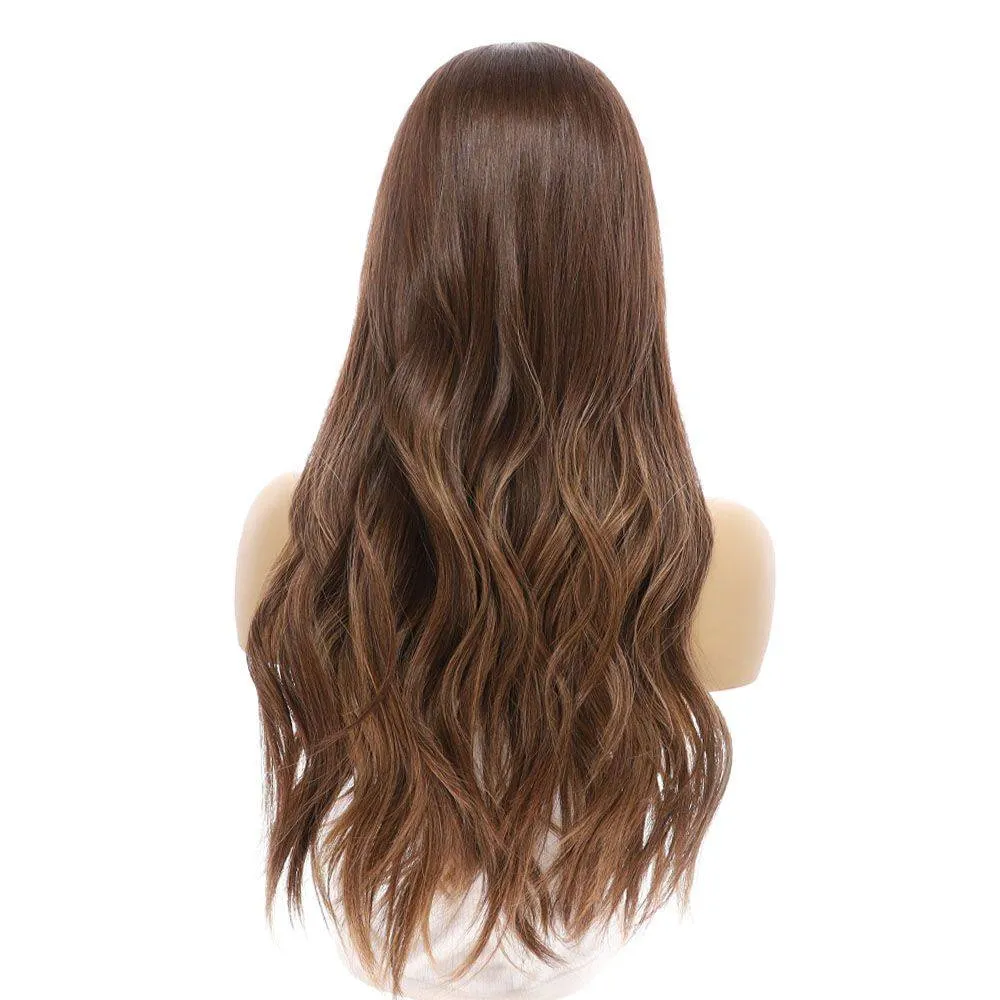24" 3/4 Bandfall Wig Medium Brown Balayage