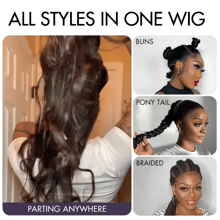 Crazy Wednesday | PreMax Wigs - HD Full Lace Water Wave / Straight / Body Wave Flexi-Fit Invisi Drawstring Cap Long Wig