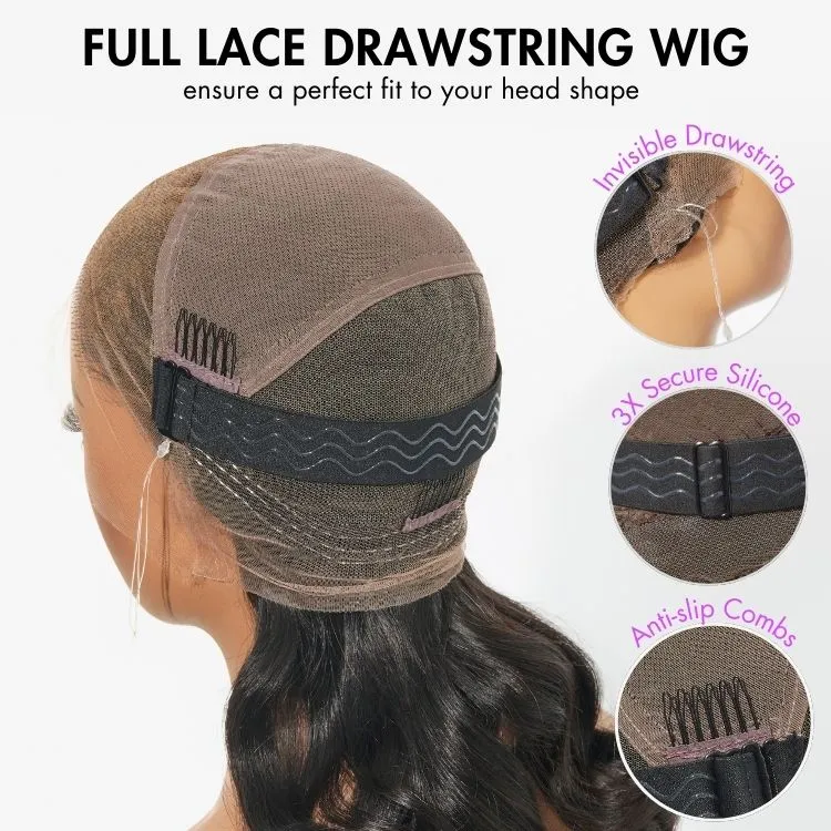 Crazy Wednesday | PreMax Wigs - HD Full Lace Water Wave / Straight / Body Wave Flexi-Fit Invisi Drawstring Cap Long Wig
