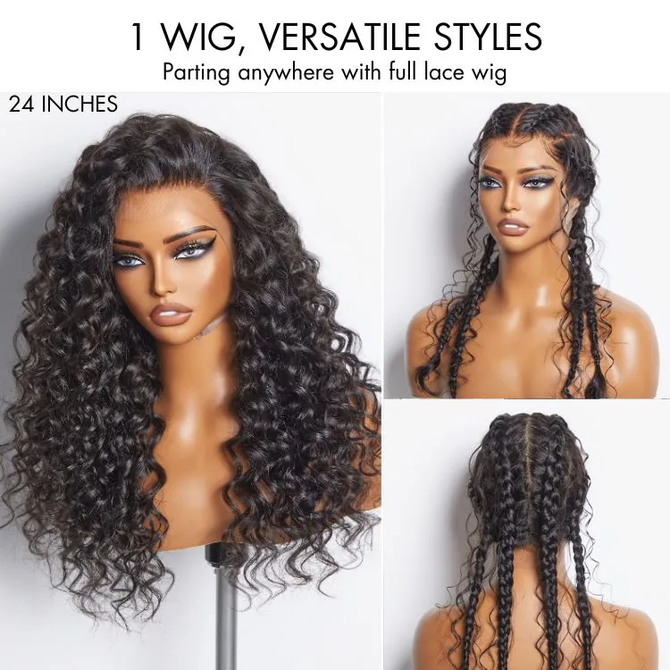 Crazy Wednesday | PreMax Wigs - HD Full Lace Water Wave / Straight / Body Wave Flexi-Fit Invisi Drawstring Cap Long Wig