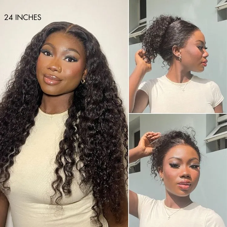 Crazy Wednesday | PreMax Wigs - HD Full Lace Water Wave / Straight / Body Wave Flexi-Fit Invisi Drawstring Cap Long Wig