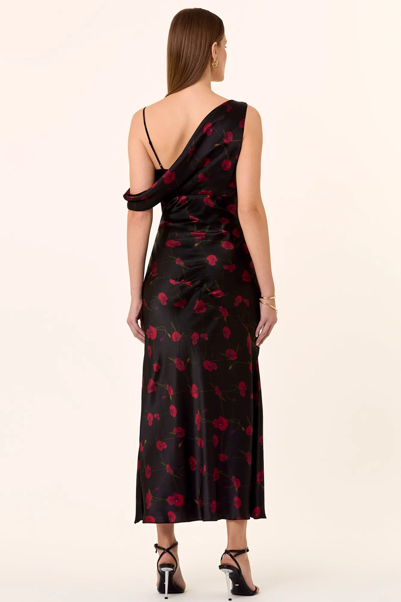 Finley Dress- Poppy Floral Black