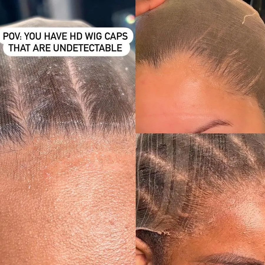 HD Lace Wig Cap Undetectable Wig Caps 5 Packs