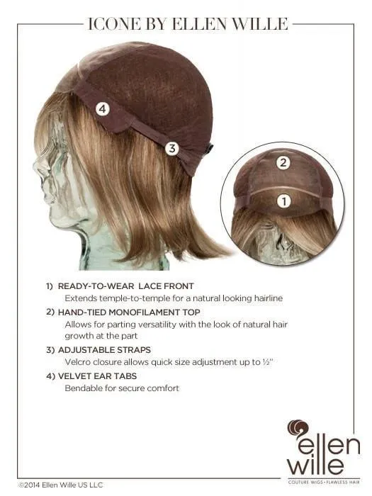 Icone | Synthetic Lace Front Wig (Hand-Tied)
