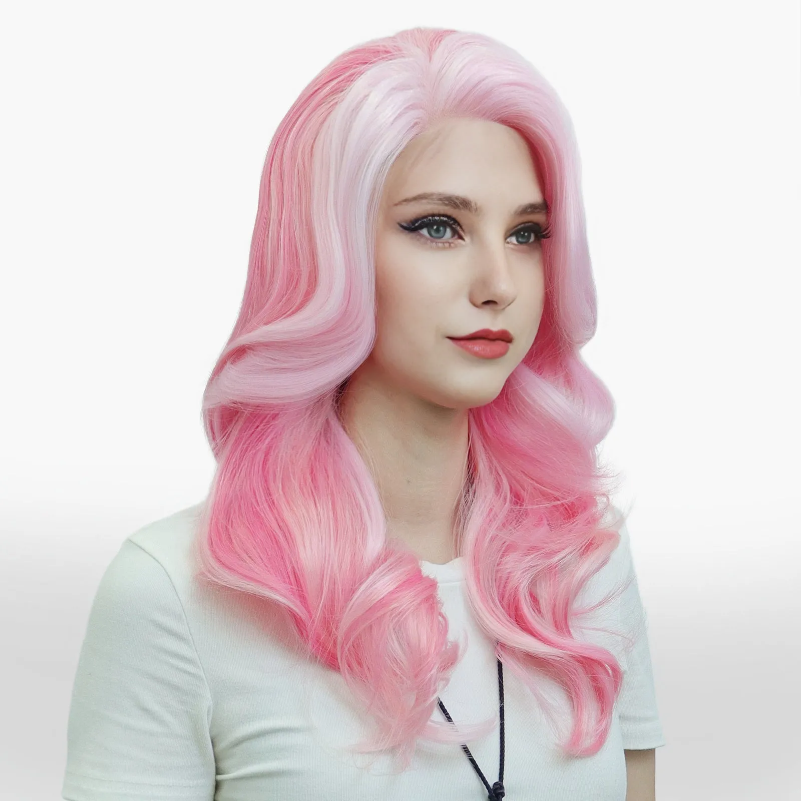 IMstyle Beth 13*2 lace front layers wigs blonde&blue&green&pink W326 collection