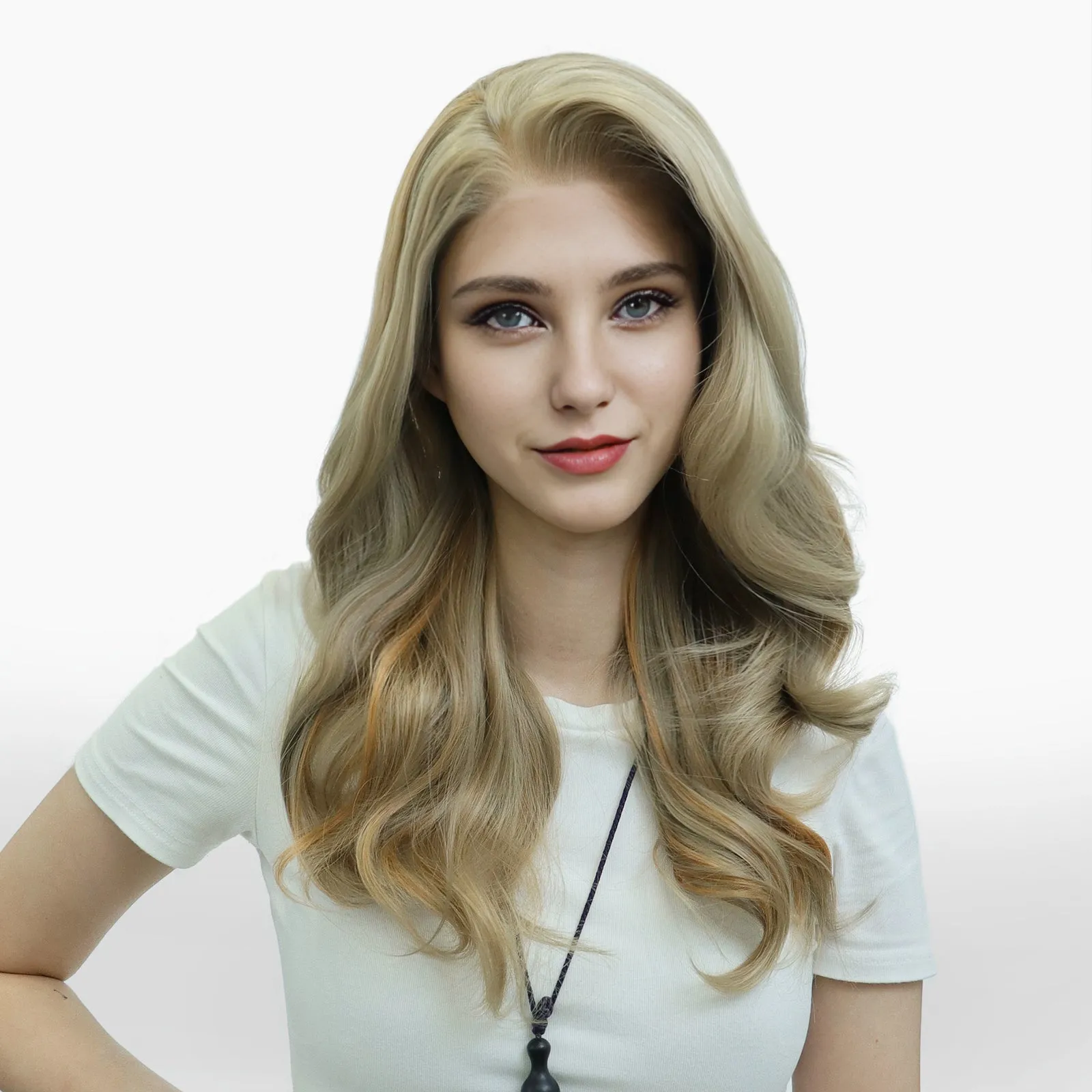 IMstyle Beth 13*2 lace front layers wigs blonde&blue&green&pink W326 collection