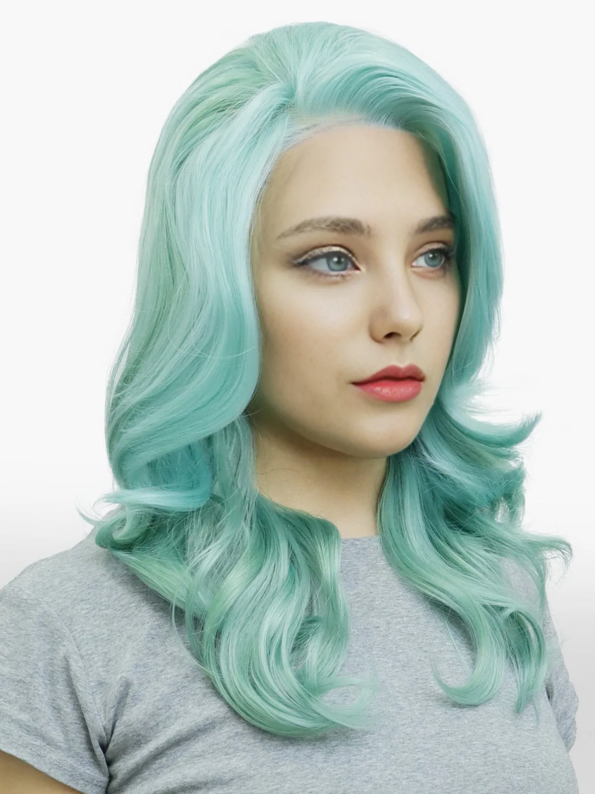 IMstyle Beth 13*2 lace front layers wigs blonde&blue&green&pink W326 collection