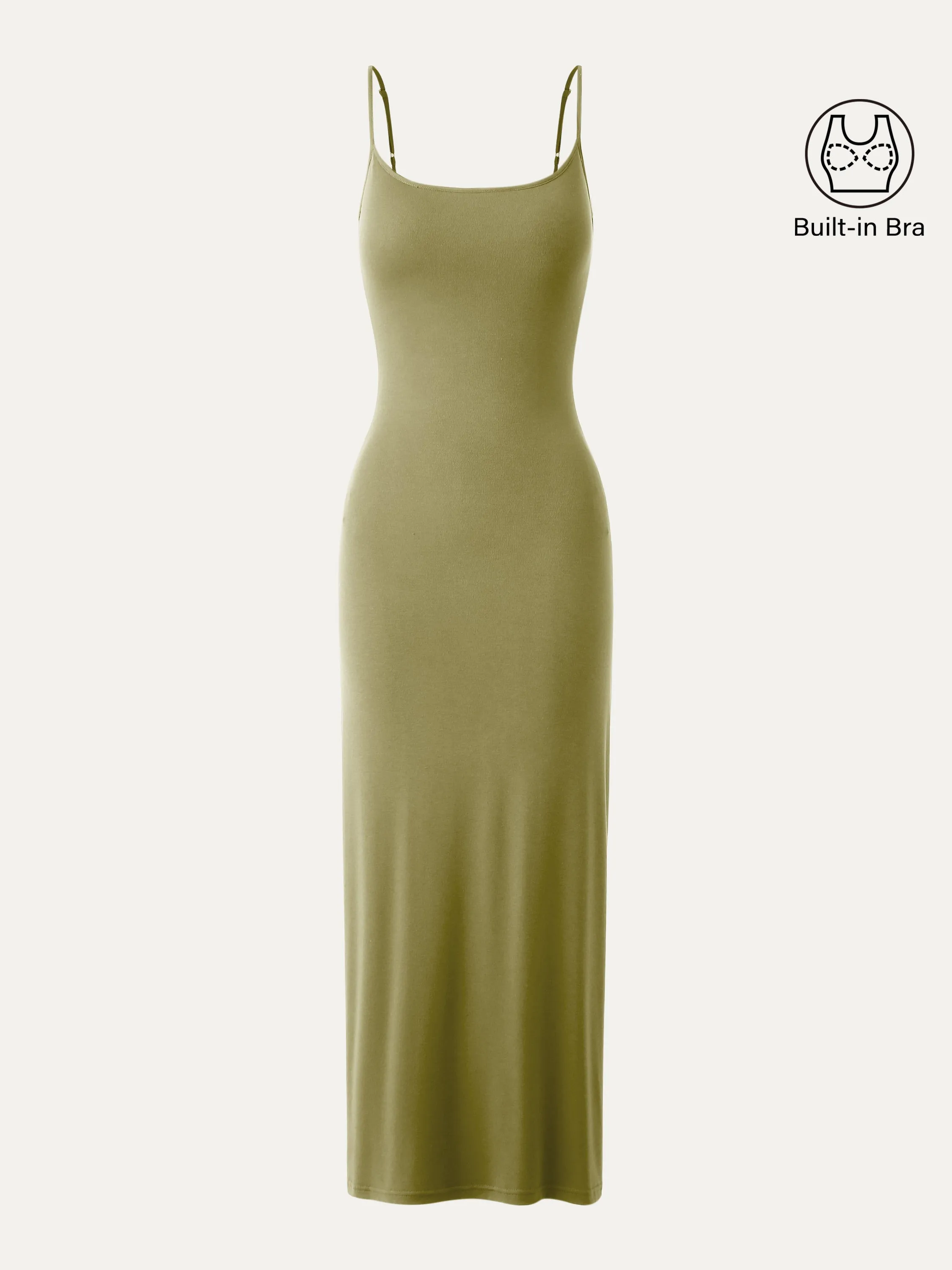 Maria Spaghetti Strap Bandless Brami Dress