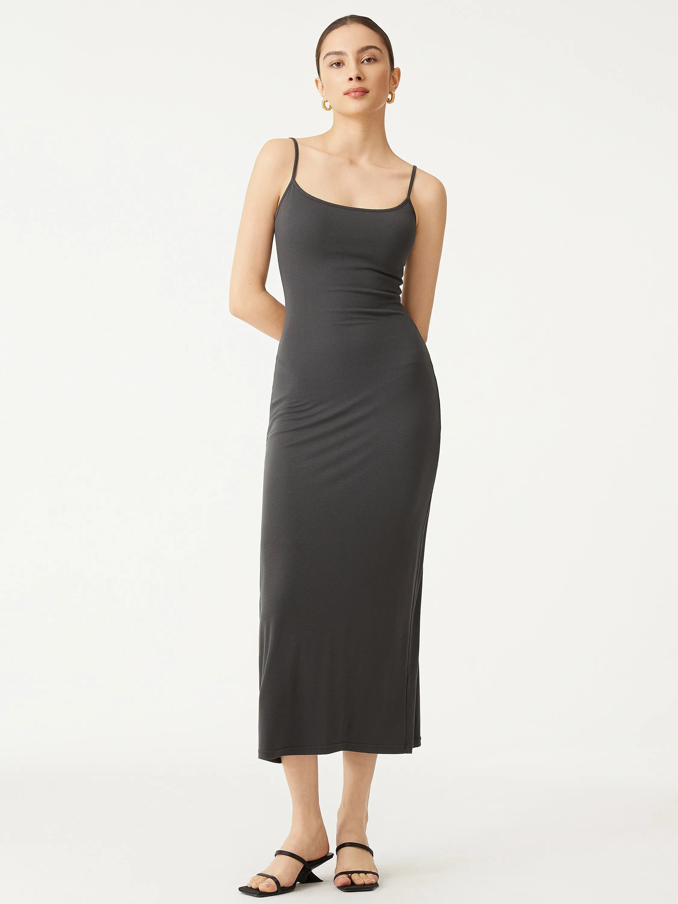 Maria Spaghetti Strap Bandless Brami Dress