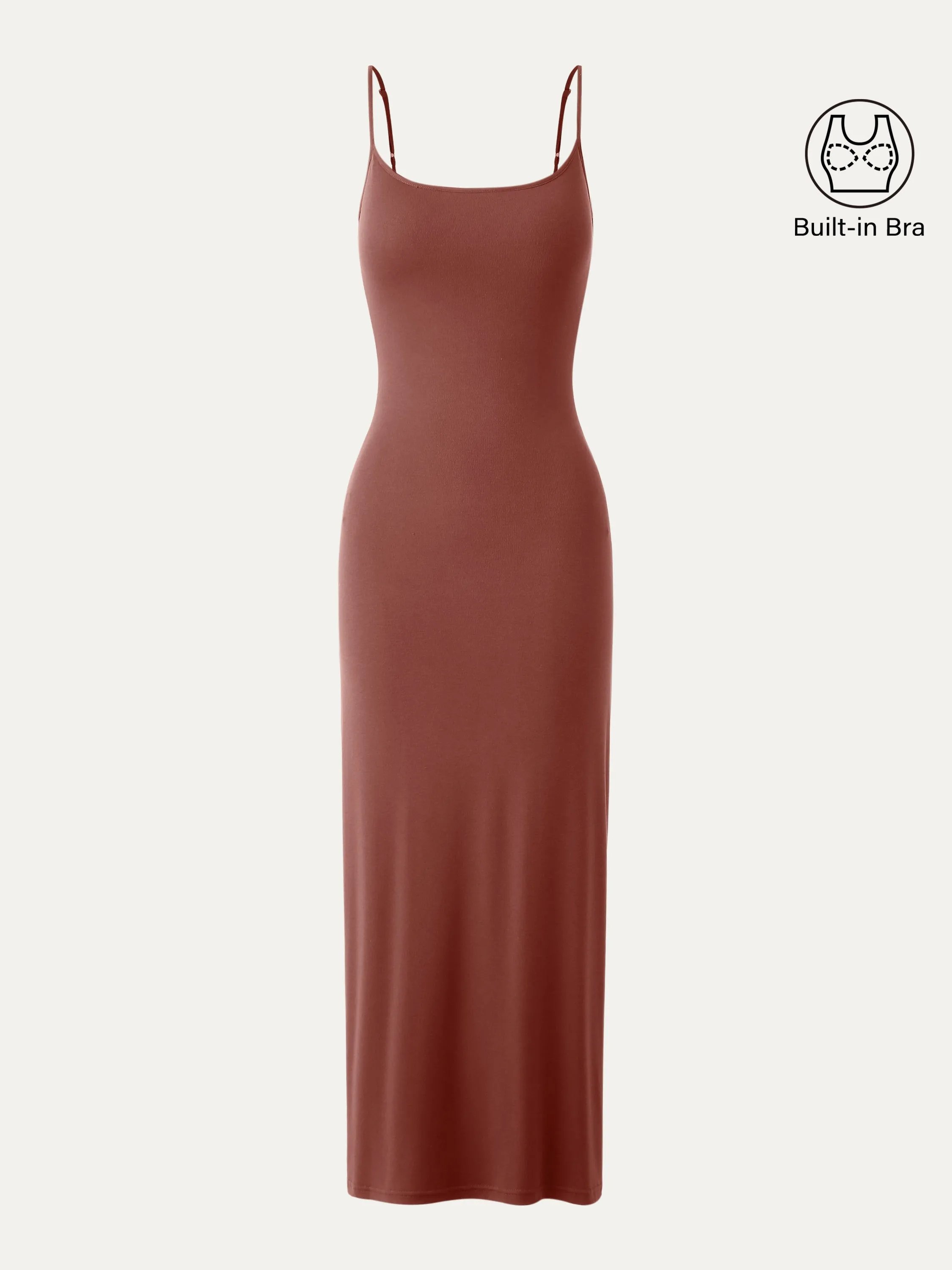 Maria Spaghetti Strap Bandless Brami Dress
