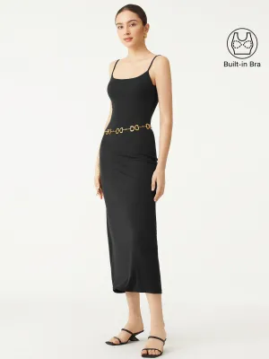 Maria Spaghetti Strap Bandless Brami Dress