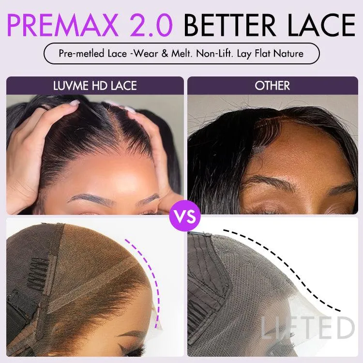 PreMax 2.0 Wigs | Nature Max Deep Wave Ear-to-ear Glueless 13x6 Frontal HD Lace Long Curly Wig