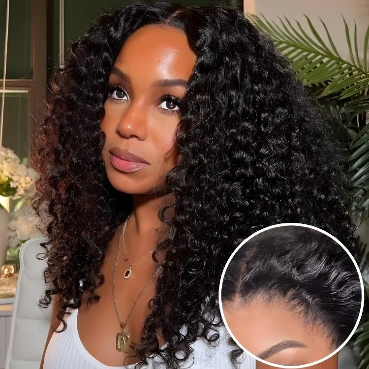 PreMax 2.0 Wigs | Nature Max Deep Wave Ear-to-ear Glueless 13x6 Frontal HD Lace Long Curly Wig