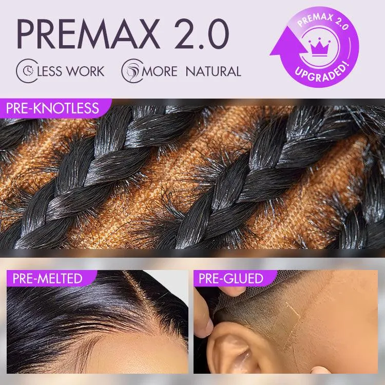 PreMax 2.0 Wigs | Nature Max Deep Wave Ear-to-ear Glueless 13x6 Frontal HD Lace Long Curly Wig