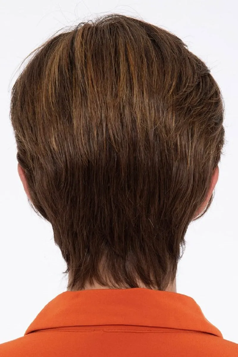 Sale - Envy Wigs - Paula - Human Hair Blend - Color: Lighter Red