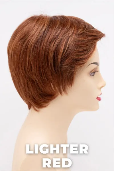 Sale - Envy Wigs - Paula - Human Hair Blend - Color: Lighter Red