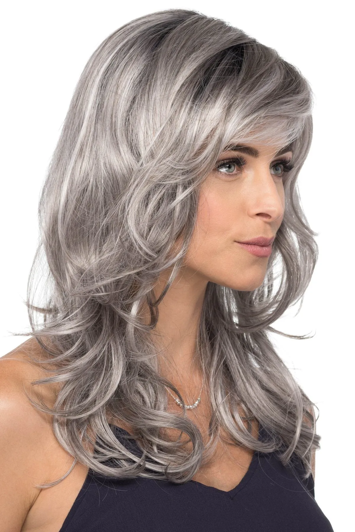 Sale - Estetica Wigs - Orchid - Color: Graydient Storm
