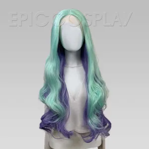 Signature - Minty Green and Purple Peekaboo Wig