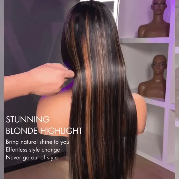 Special Offer | PreMax Wigs | Super Natural Hairline Silky Straight Glueless 13x4 Frontal Lace Wig Human Hair Pre-Cut Lace