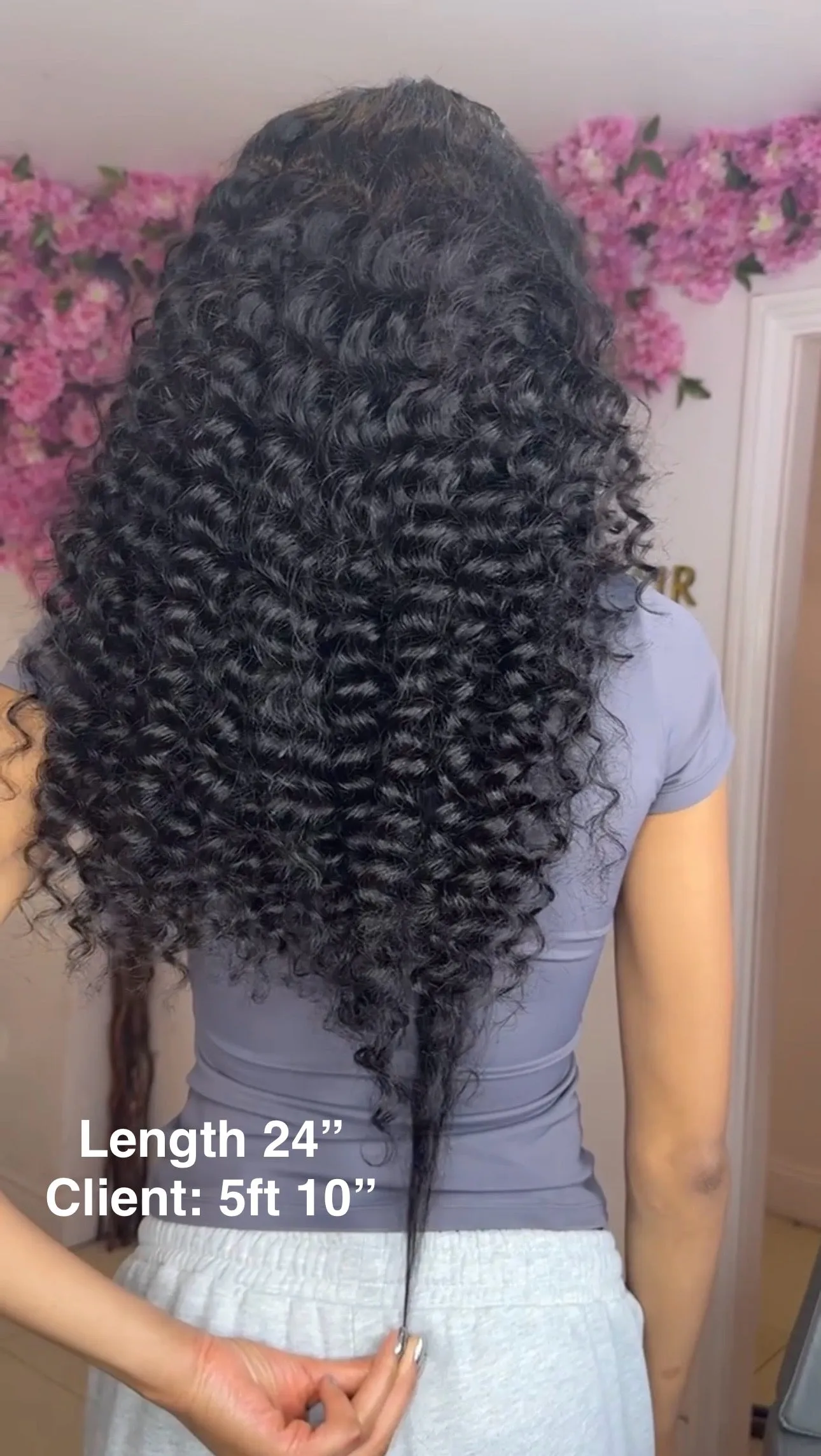 The ADA - 5x5 Closure Wig Invisible HD Lace Deep Wave Glueless Wig Human Hair 180% Density