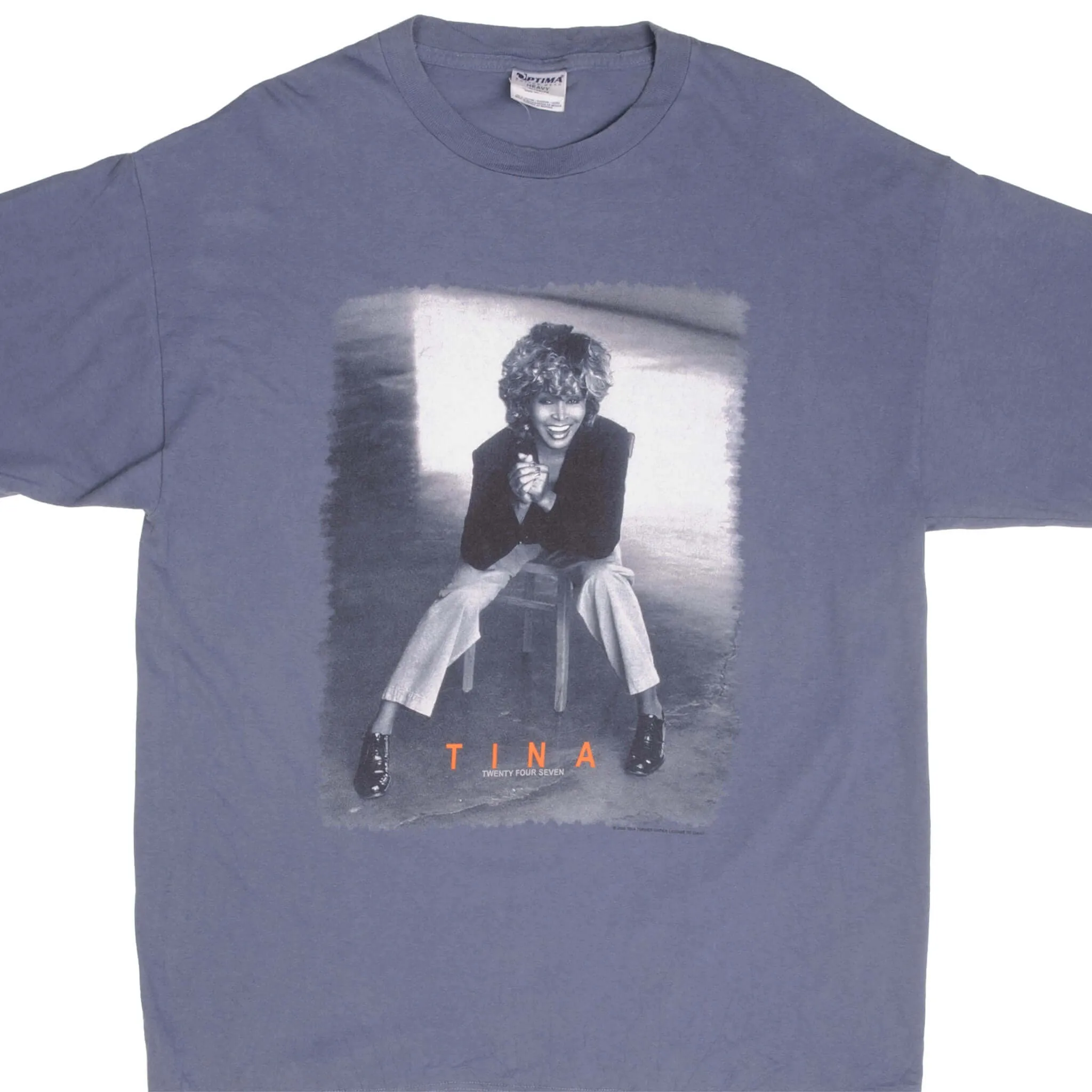 VINTAGE TINA TURNER TWENTY FOUR SEVEN TEE SHIRT 2000 SIZE XL