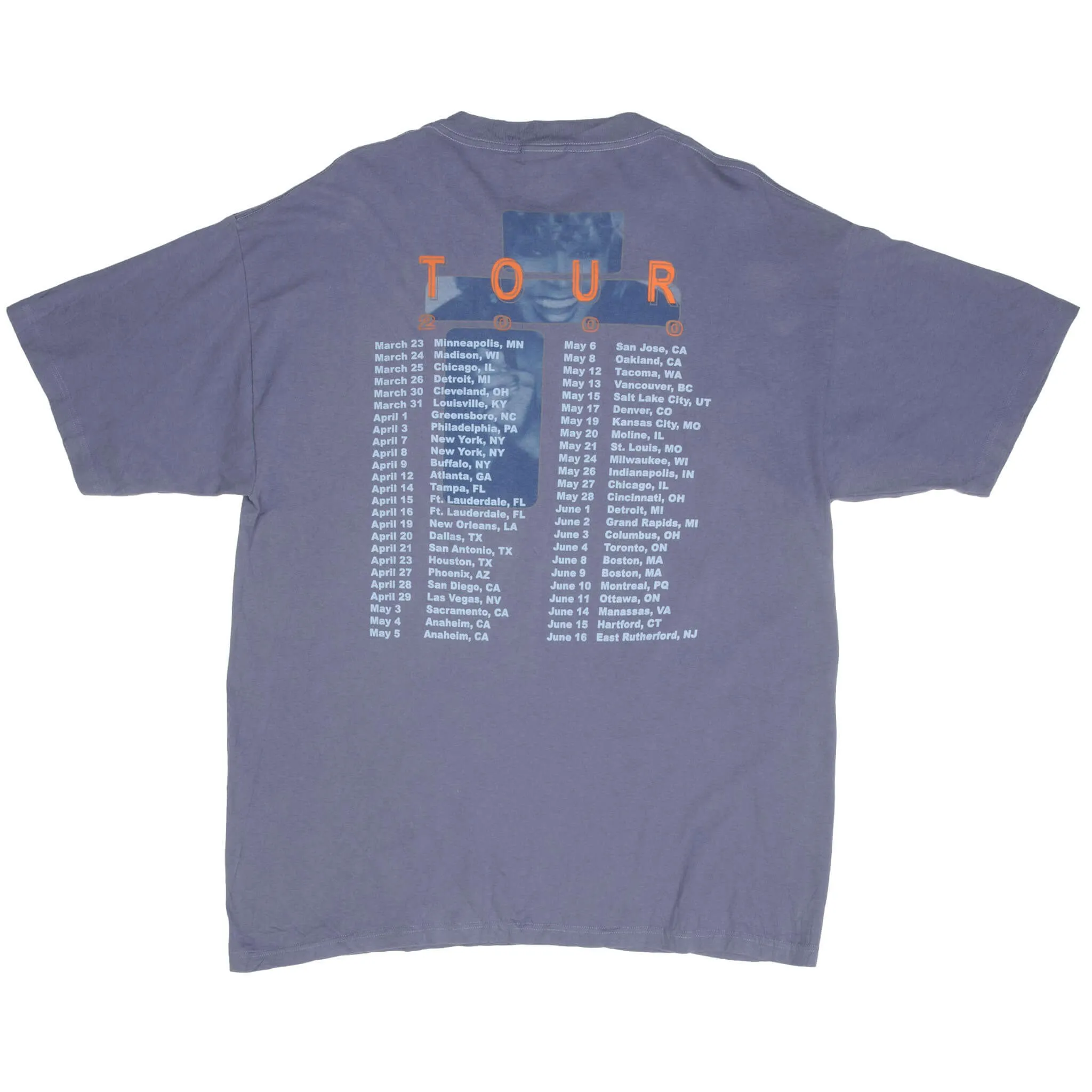 VINTAGE TINA TURNER TWENTY FOUR SEVEN TEE SHIRT 2000 SIZE XL